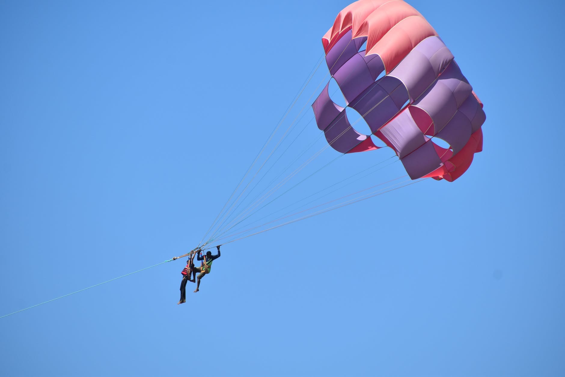 Stepping Out on Faith: Seeking Testimonies parachute on air