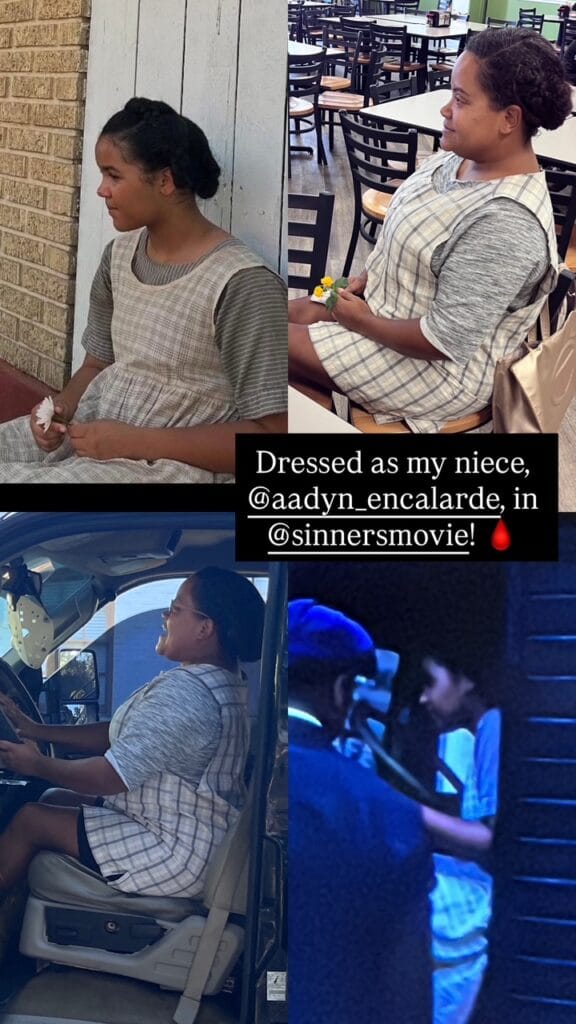 Megan Braden-Perry as Aadyn Encalarde in Ryan Coogler's Sinners