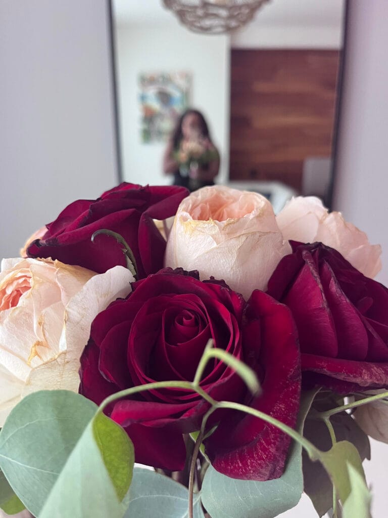 Roses St. Therese sent me in Mexico