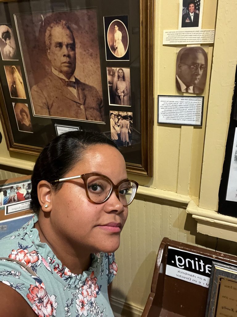Megan Braden-Perry at the River Road African American Museum in Donaldsonville